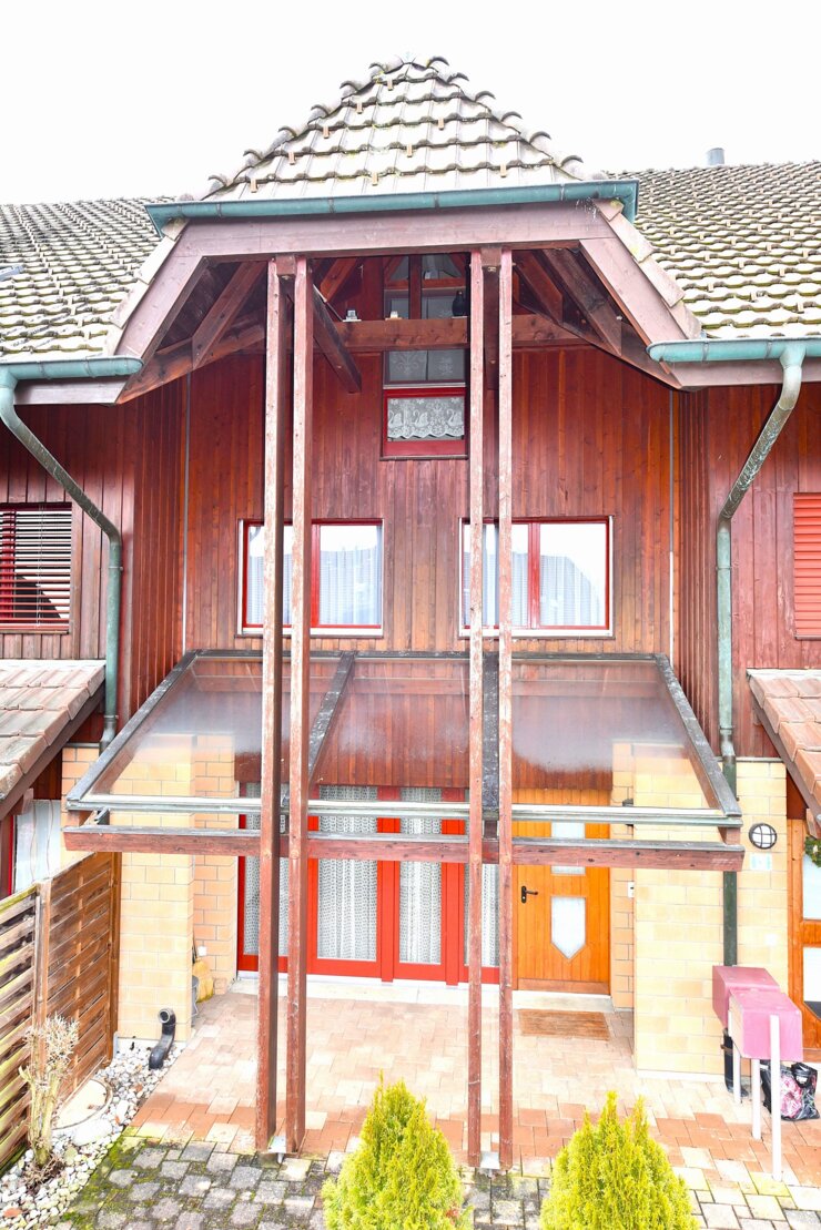 Ansicht Haus-Eingang